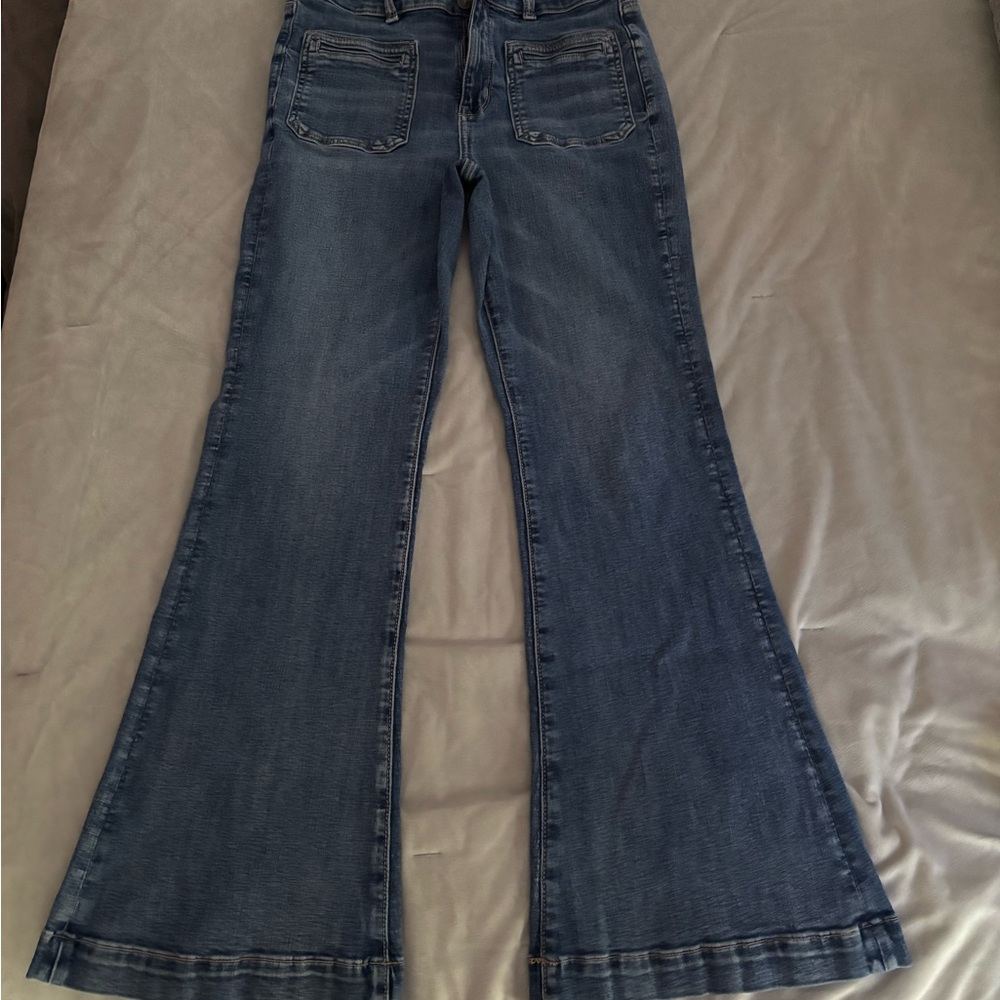 American Eagle Outfitters Blue Flare Jeans